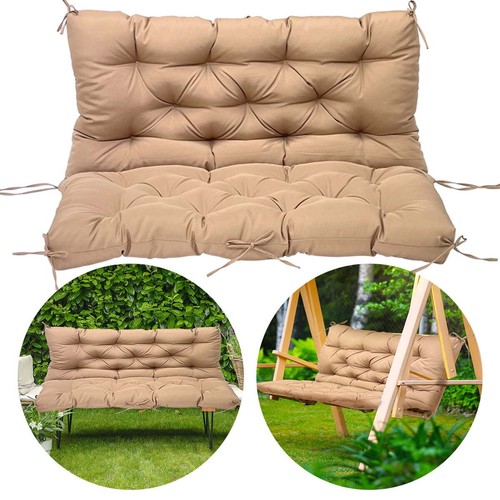 Outdoor garden bench - garden, cushions