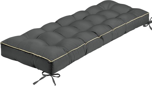 Outdoor bench cushion tufted - outdoor,