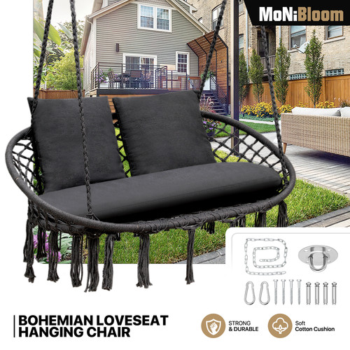 Patio macrame hammock - patio,
