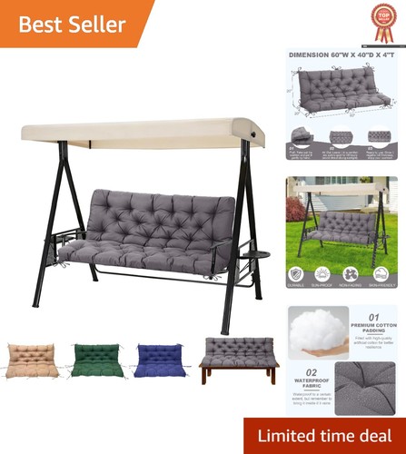 Comfortable dark gray - dark, porch