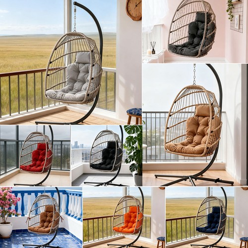 Garden swing chair cushion - chair,