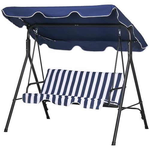 Seat outdoor patio swing - 3-seat,