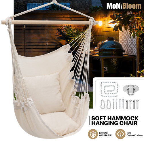 Patio macrame hammock chair - macrame,