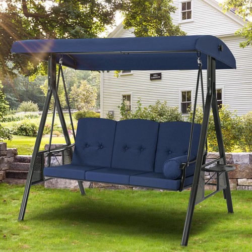 Outdoor seat patio swing - 3-seat,