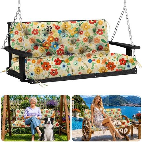 Porch swing cushions - 60",
