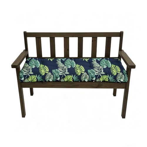 Floral outdoor bench - bench, cushions